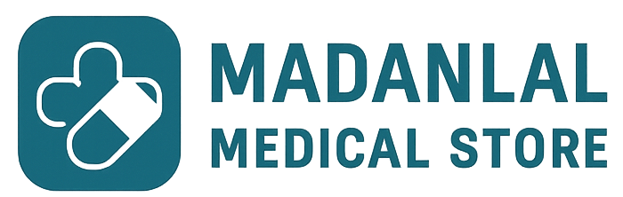 Madanlal Medical Store Logo